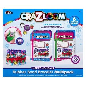 Cra-Z-Loom holiday rubber band bracelets multipack